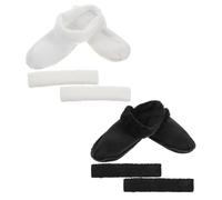 FOMIYES 2 Paar Winter-Fleece-Schuheinlagen - Flauschige Herausnehmbare Und Waschbare Fußbetteinlagen Für Clogs - Gemütliche Ersatz-Einlegesohlen Für Wärme Und Komfort (30-31)