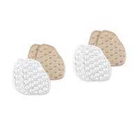FOMIYES 2 Sätze Anti-wear-vorfußaufkleber Hoch Ballen Für Frauen Unterlage Mittelfußpolster Kissen Vorfußunterstützung Gepolstert Einsätze Forefoot Pads Gel 2 Paare * 2