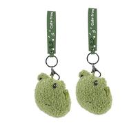 FOMIYES 2 Stück Mini Münztasche Frosch Design Leichte Aufbewahrungstasche für Schlüsselanhänger für Schule Robuste Langlebige Geldbörse für Kleingeld