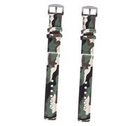 FOMIYES 2 Stück Teiliges Nylon Uhrenarmband Camouflage Canvas Strap Strap Langlebig Komfortabel Installieren Robust Modisches Design für Damen Herren