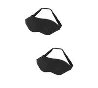 FOMIYES 2st Verdunkelnder Augenschirm Blackout Schwarze 3d-augenabdeckung Schlafen Geschwollen Für Gesellschaftsspiele Schlafaugenabdeckung Luft Augen Schlafmaske