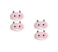 FOMIYES 2stücke Schlafmaske aus Plüsch Atmungsaktiv und Waschbar Schlaf-augenbinde für Reisen Camping und Zuhause Leicht und Weich für Tiefen Schlaf