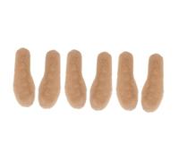 FOMIYES 3 Paar Einlegesohlen Aus Kunstkaninchenfell Pelzige Schneestiefel Einlegesohlen Flauschige Einlage Zur Unterstützung Des Fußgewölbes Kältebeständige