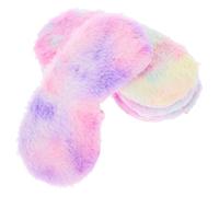 FOMIYES 3 Sätze Farbige Augenmaske Nacht Masken Schlafmaske Erwachsene Schlafen Für Frauen Wiederverwendbar Lampe Stereoskopisch Pflege Auge Aus Kunstpelz Schläfer Blind Plüsch 6 Stück * 3