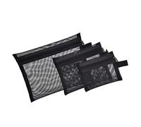 FOMIYES 3 Stück Tragbares Make up Netztaschen Transparente Kosmetiktaschen Mit Reißverschluss Leichter Kulturbeutel Für Reisen Organizer Für Lippenstift Und Zubehör