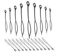 FOMIYES 30stücke Teiliges Set Für Ergonomische Häkelnadeln Tunesische Häkelnadeln Für Haare Dreadlocks-häkelnadeln Werkzeuge Zum Flechten Von Perücken Zum Weben Von Haaren Haarwerkzeuge