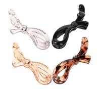 FOMIYES 4 Stück Banana Clips für Dickes Haar Teiliges Rutschfeste Haarklammern für Damen Vielseitige Haarspangen aus Robustem Kunststoff Stilvolle Ponytail Halter Haarschmuck für Langes