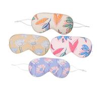 FOMIYES 5 Sätze Augenmaske Aus Seidenimitat Augenkompresse Für Trockene Augen Augenkühlung Dampfauge Auge Schlafen Lippen-schlafmaske Augenmasken Ohrstöpsel Led Die Seide 4 Stück * 5