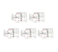 FOMIYES 5 Stück Transparenter Quilt Nähfuß 1/4 Zoll für Industrienähmaschinen Langlebiges Nähmaschinenzubehör für Überwendlichstiche und Nahtabschlüsse