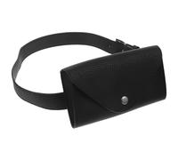 FOMIYES Bauchtasche Kleiner Gürteltasche Aus Schwarzem Polyester Abnehmbarer Riemen Leichte Handy Hüfttasche Für Damen Alltag Und Reisen