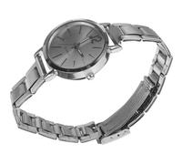 FOMIYES Damen-Armbanduhren Kleine Dünne Quarzuhr Mit Mesh-Armband Elegante Dresswatch (Dunkelgrau)