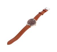 FOMIYES Damen Quarzuhr Pu Lederarmband Braun Lässige Analoge Armbanduhr Für Frauen Alltag Party