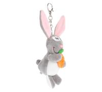 FOMIYES Plüsch Kaninchen Schlüsselanhänger Chic Hase Cartoon Anhänger Selbstgemacht ohne Grate Stylischer Taschenanhänger für Freunde und Osterdekoration