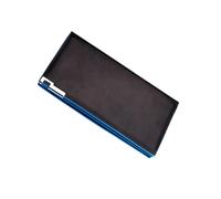 FOMIYES Portemonnaie aus Pu-Leder für Herren Schwarzer Geldbeutel mit Vielen Fächern Halter für Bargeld und Visitenkarten Robuste Herrenbrieftasche