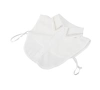 FOMIYES Strass Falsches Kragenimitat für Herren Abnehmbarer Weißer Kragenimitat mit Schmucksteinen Dekorativer Schalkragen Hemdkragenimitat für Partys und Alltag