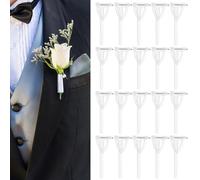 FOMIYES Transparente Anstecknadeln aus Kunststoff 90 Stück Sicherheitsnadeln für Kleidung Broschenschmuck und Selbstgemacht Bastelarbeiten