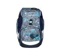 FOND OF ergobag Prime Ergonomischer Schulrucksack Galassie Bär blau silber