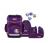 FOND OF GmbH 01300-900K2-10 cubo light Schulranzen Perlen Ergobag cubo light Schulranzen-Set PerlentauchBär