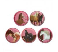 FOND OF GmbH ERG-KLE-001-118 Kletties-Set Pferde im Galopp ergobag Kletties-Set Pferde im Galopp