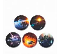 FOND OF GmbH ERG-KLE-002-033 Kletties-Set Weltall ergobag Kletties-Set Weltall