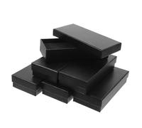 FONDOTIN 10 Stück Teiliges Uhrenaufbewahrungsset mit Weicher Innenfutter Quadratische Uhrenbox aus Hochwertigem Karton Luxuriöser Uhrenhalter für Herren und Damen für Reise Geschenk und