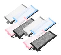 FONDOTIN 8 Stück Teiliges Stiftetui Große Kapazität Reißfestes Netz Transparente Federmäppchen mit Glattem Reißverschluss Farblich Gemischt Schwarz Blau Rosa Leicht und Wiederverwendbar