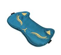 FONDOTIN Cartoon-katzenaugenmaske Aus Seide Verstellbare Schnalle Schattierende Augenbinde Zum Schlafen Für Reisen Yoga Und Nickerchen