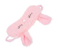 FONDOTIN Weiche Plüsch Schlafmaske mit Niedlichem Hasen design für Damen und Herren Bequeme Augenbinde zum Schlafen und Reisen Verstellbar Leichte Augenabdeckung für Erholsame Nächte und