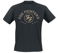 Foo Fighters Arched Star Männer T-Shirt schwarz XL 100% Baumwolle Band-Merch, Bands