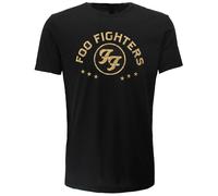 Foo Fighters Arched Stars Logo T-Shirt - Offizielles Merchandise XXL Schwarz