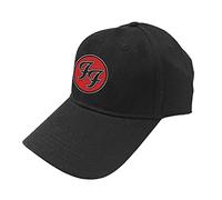 Foo Fighters Baseball Cap FF Band Logo Nue offiziell Schwarz Unisex One Size