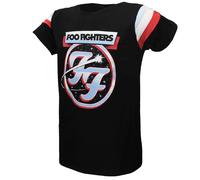 Foo Fighters Comet dreifarbiges Ringer-T-Shirt im 60er-Jahre-Stil XL Mehrfarbig