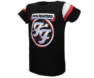 Foo Fighters Comet dreifarbiges Ringer-T-Shirt im 60er-Jahre-Stil XL Mehrfarbig