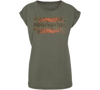 Foo Fighters Crawling Tigers T-Shirt oliv in S