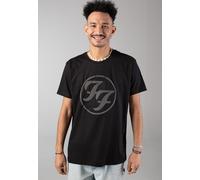 Foo Fighters - FF Logo Puff Print - T-Shirt - Schwarz - XL - 100% Baumwolle Schwarz XL