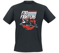 Foo Fighters Fighter Jet T-Shirt schwarz S