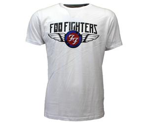 Foo Fighters Flash Wings Band T-Shirt Weiß - Offizielles Merchandise XL Weiß