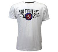 Foo Fighters Flash Wings Band T-Shirt Weiß - Offizielles Merchandise XXL Weiß