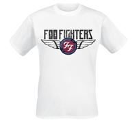 Foo Fighters Flash Wings T-Shirt weiß in S