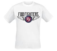 Foo Fighters Flash Wings T-Shirt weiß in XL