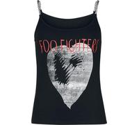 Foo Fighters Heart Frauen Top schwarz