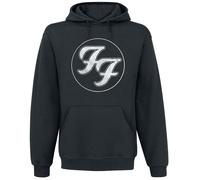 Foo Fighters Logo In Circle Kapuzenpullover schwarz in XXL