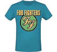 Foo Fighters Logo Männer T-Shirt blau L 100% Baumwolle Band-Merch, Bands, Nachhaltigkeit