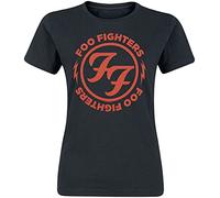 Foo Fighters Logo Red Circle Frauen T-Shirt schwarz M 100% Baumwolle Band-Merch, Bands