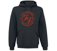 Foo Fighters Logo Red Circle Kapuzenpullover schwarz in S