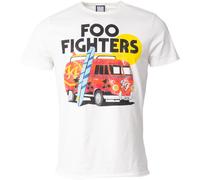 Foo Fighters T-Shirt mit Camper Van Print in weiß M