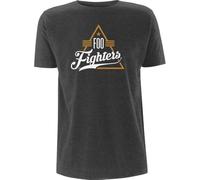 Foo Fighters T Shirt Triangle Band Logo Nue offiziell Herren Heather XL