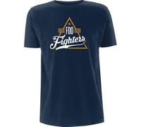 Foo Fighters T Shirt Triangle Band Logo Nue offiziell Herren Navy Blau M