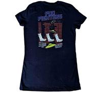 FOO Fighters T Shirt UFO 2015 European Tour Nue offiziell Damen Skinny Fit M