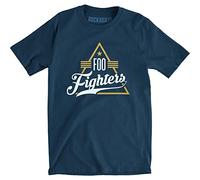FOO Fighters 'Triangle' (Blue) T-Shirt (Large)